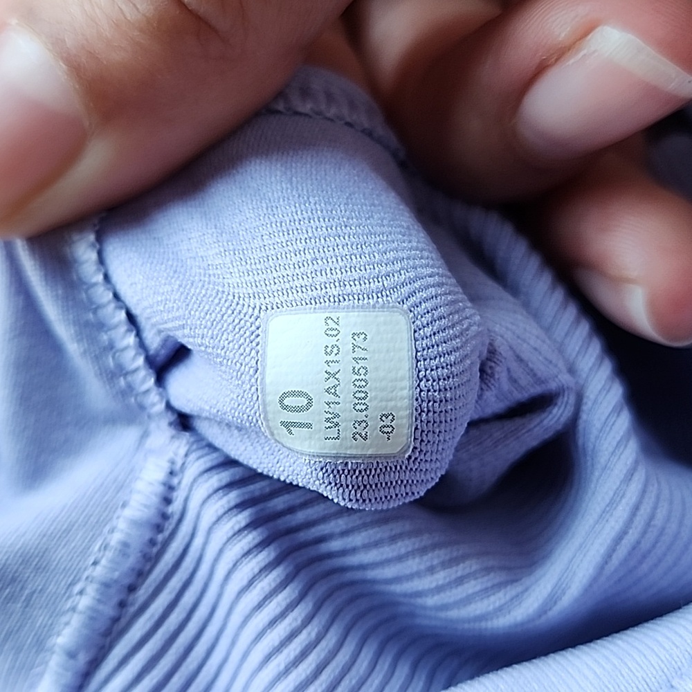 Lululemon Ebb to Street tank top in Lilac Smoke size 10 Racerback NWOT - Picture 11 of 11